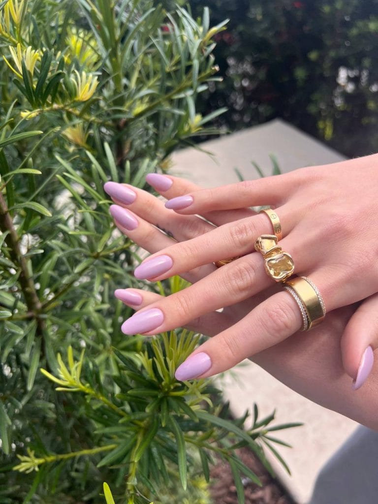 Russian manicure custom design